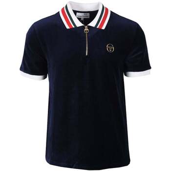 Îmbracaminte Bărbați Tricouri & Tricouri Polo Sergio Tacchini Mahony Velour Polo Shirt Maritime Blue albastru