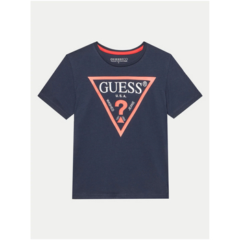 Îmbracaminte Copii Tricouri & Tricouri Polo Guess L73I55 K8HM0 albastru