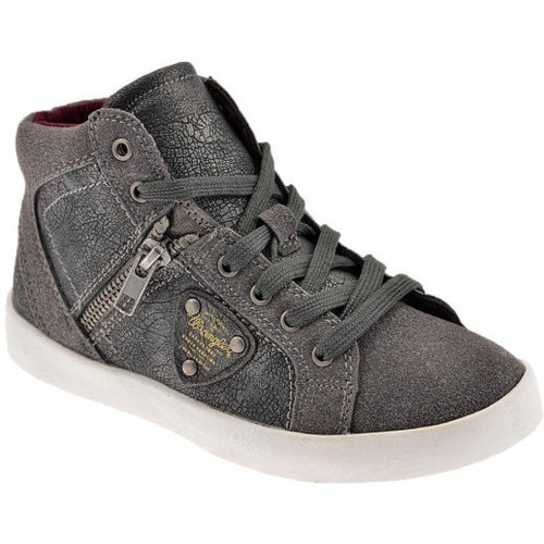 Pantofi Copii Sneakers Wrangler Oxid  Mid  Fur Gri