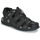 Skor Herr Sportsandaler Geox UOMO SANDAL STRADA Svart