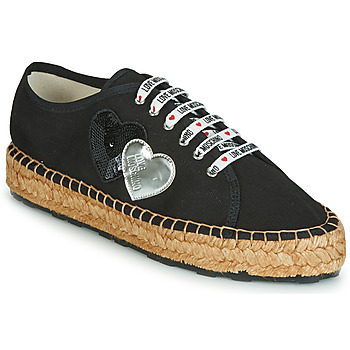 Skor Dam Espadriller Love Moschino JA10263G07 Svart