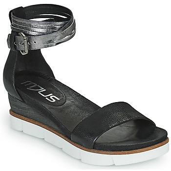 Skor Dam Sandaler Mjus TAPASITA Svart / Silver