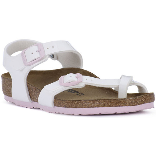 Skor Flickor Sandaler Birkenstock TAORMINA KIDS BS Vit