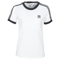 textil Dam T-shirts adidas Originals 3 STR TEE Vit