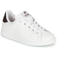 Skor Flickor Sneakers Victoria TENIS PIEL Vit / Bordeaux