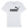 textil Pojkar T-shirts Puma ESSENTIAL LOGO TEE Vit