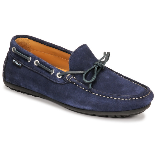 Skor Herr Loafers Pellet Nere Sammet / Marin