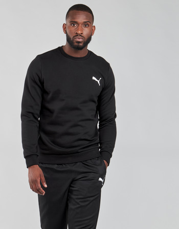 textil Herr Sweatshirts Puma ESS CREW SWEAT FL Svart