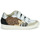 Skor Dam Sneakers Serafini SAN DIEGO Vit / Silverfärgad / Leopard