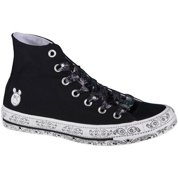 Skor Dam Sneakers Converse X Miley Cyrus Chuck Taylor Hi All Star Svart