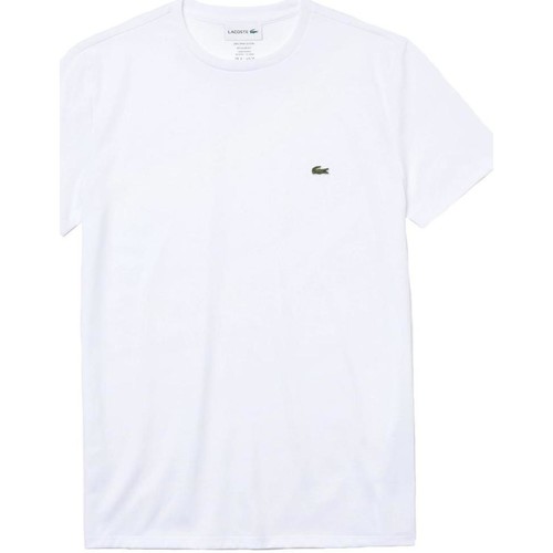 textil Herr T-shirts Lacoste  Vit