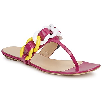 Skor Dam Flip-flops Versus by Versace FSD364C Rosa / Vit / Gul