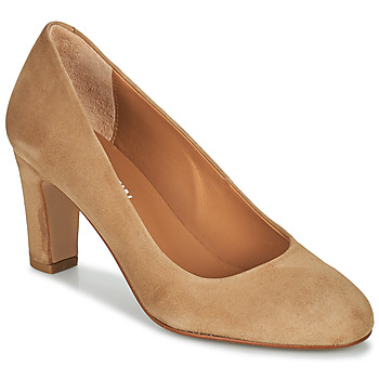 Skor Dam Pumps JB Martin LINDA Chevre / Sammet / Kamel