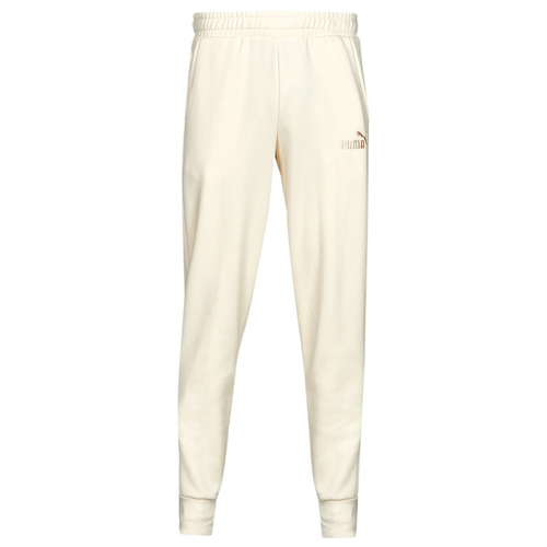 textil Herr Joggingbyxor Puma ESS+ EMBROIDERY LOGO PANT Vit