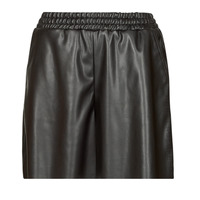 textil Dam Shorts / Bermudas Karl Lagerfeld PERFORATED FAUX LEATHER SHORTS Svart