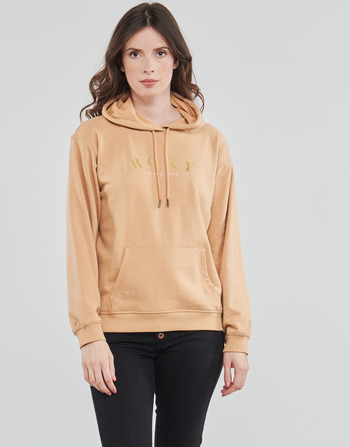 textil Dam Sweatshirts Roxy SURF STOKED HOODIE TERRY A Brun