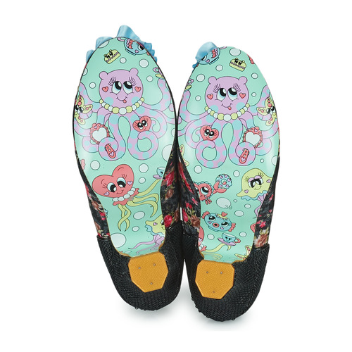 Irregular Choice Paddle Boat Svart / Rosa