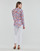 textil Dam Skjortor / Blusar Lauren Ralph Lauren COURTENAY-LONG SLEEVE-BUTTON FRONT SHIRT Flerfärgad