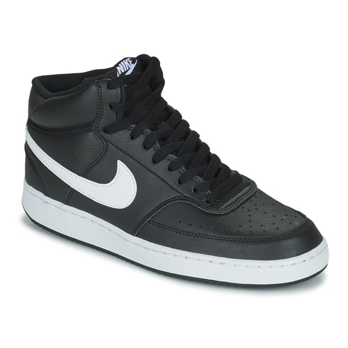 Skor Herr Höga sneakers Nike Nike Court Vision Mid Next Nature Svart / Vit