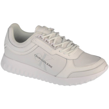 Skor Dam Sneakers Calvin Klein Jeans Runner Laceup Vit