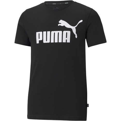 textil Flickor T-shirts Puma 179925 Svart