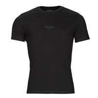 textil Herr T-shirts Guess AIDY Svart