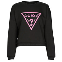 textil Dam Sweatshirts Guess ROXI SWEATSHIRT Svart