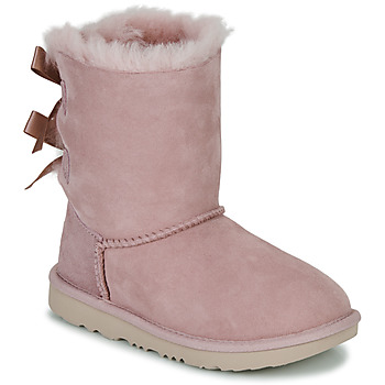 Skor Flickor Boots UGG K BAILEY BOW II Rosa