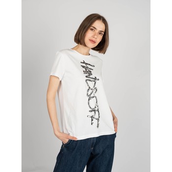 textil Dam T-shirts Patrizia Pepe 8J0913/A4V5 | Maglia Vit