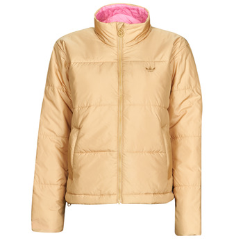 textil Dam Täckjackor adidas Originals SHORT PUFFER Beige