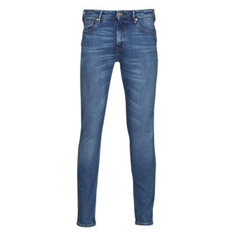 textil Herr Skinny Jeans Scotch & Soda Skim Skinny Jeans In Organic Cotton  Space Boom Blå / Marin