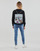 textil Dam Tröjor Desigual MICKEY PATCH DENIM Svart