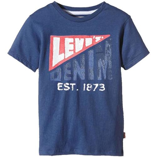 textil Pojkar T-shirts Levi's  Blå