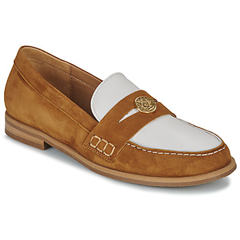 Skor Dam Loafers JB Martin LONDRES Chevre / Sammet / Kamel / Kritvit