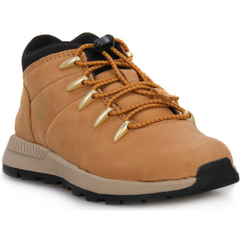 Skor Pojkar Stövlar Timberland SPRINT TREKKER MID WHEAT Gul