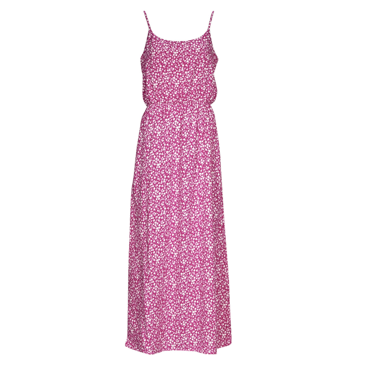 textil Dam Långklänningar Only ONLNOVA LIFE STRAP MAXI DRESS Vit / Rosa