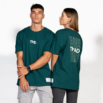 textil T-shirts THEAD. PARIS T-SHIRT Grön