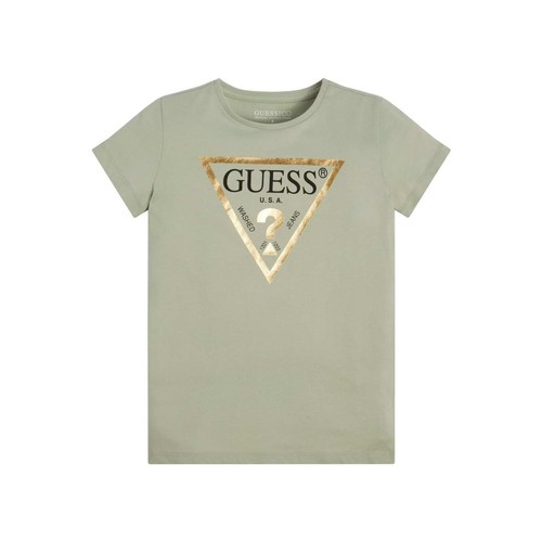 textil Flickor T-shirts Guess SS T SHIRT CORE Grön