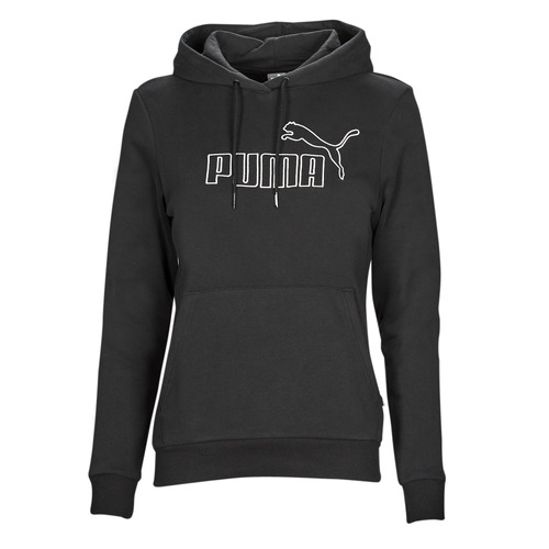 textil Dam Sweatshirts Puma ELEVATED HOODIE Svart