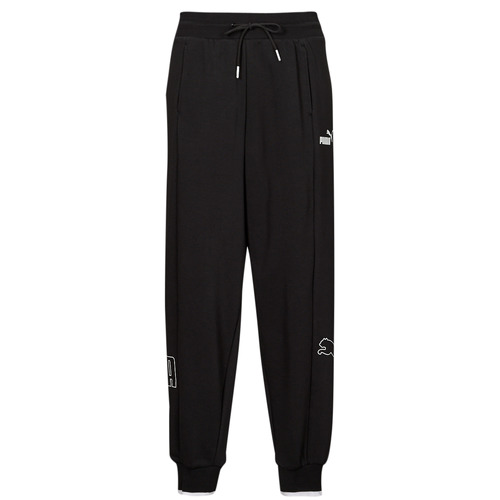 textil Dam Joggingbyxor Puma POWER COLORBLOCK HIGY WAIST Svart