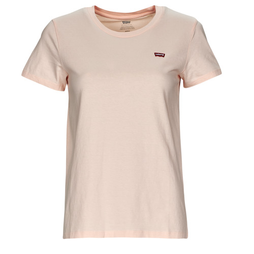 textil Dam T-shirts Levi's PERFECT TEE Rosa