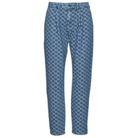 textil Dam Raka byxor Karl Lagerfeld TAPERED MONOGRAM JCQ DENIMS Blå