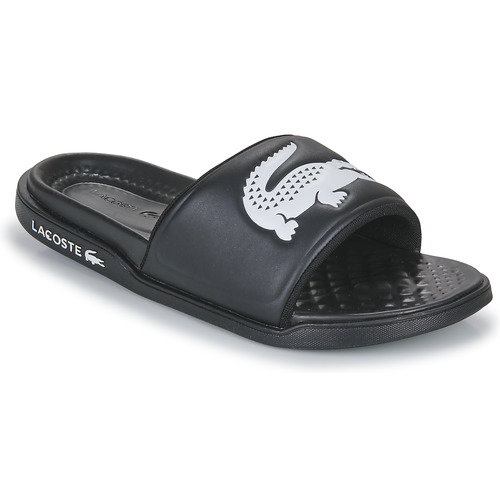 Skor Herr Flipflops Lacoste CROCO SLIDE Svart / Vit