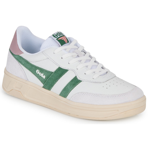 Skor Dam Sneakers Gola TOPSPIN Beige / Grön / Rosa