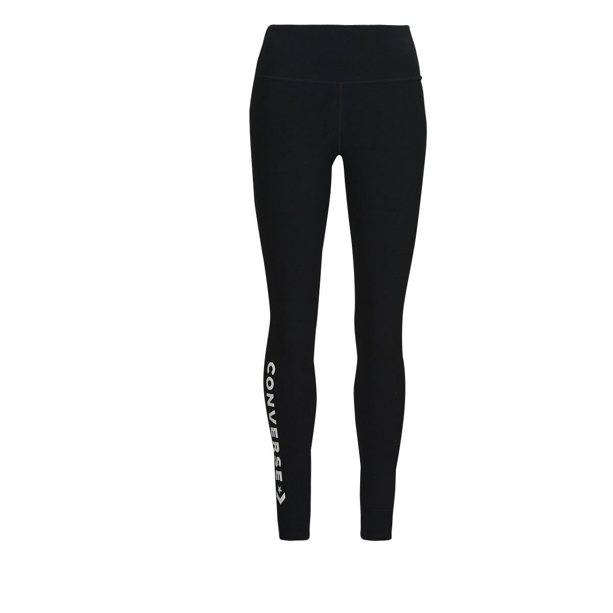 textil Dam Leggings Converse WORDMARK LEGGING Svart