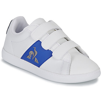 Skor Barn Sneakers Le Coq Sportif COURTCLASSIC PS Vit / Blå