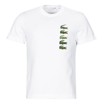 textil Herr T-shirts Lacoste TH3563-001 Vit