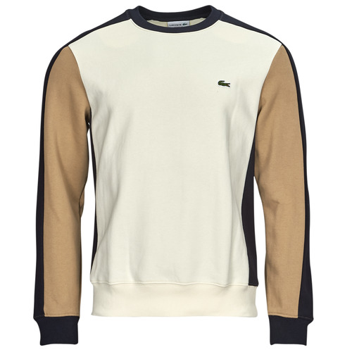 textil Herr Sweatshirts Lacoste SH1299-RI2 Marin / Vit / Brun