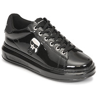 Skor Dam Sneakers Karl Lagerfeld KAPRI Ikon Shine Lo Unlined Svart