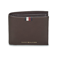 Väskor Herr Plånböcker Tommy Hilfiger TH CORP LEATHER CC AND COIN Brun